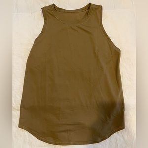 lululemon athletica Brown Tank Top